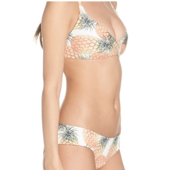 Boys + Arrows Pina Colada pineapple Dylan Bikini Top - Picture 10 of 12